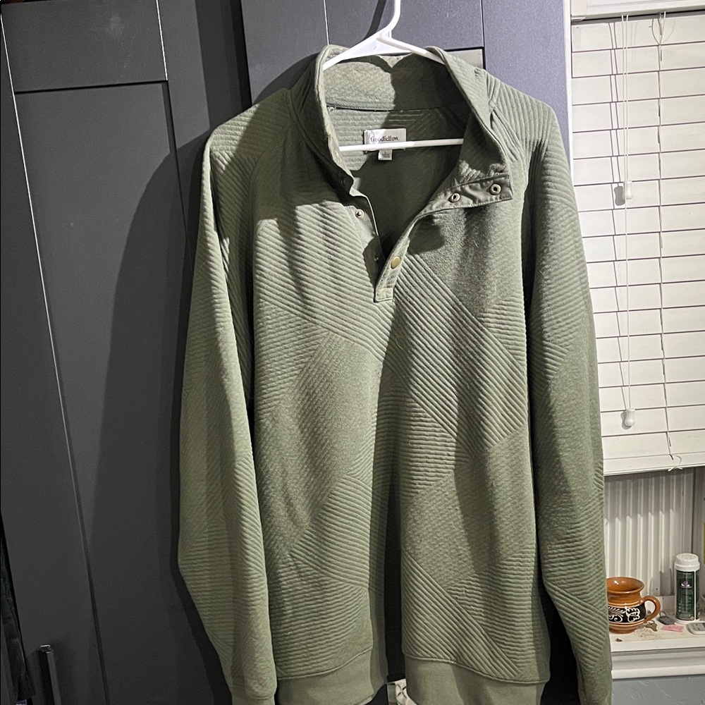 Goodfellow & Co Olive Zip-Up Sweater